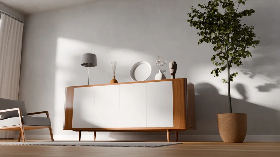 Cabinet & Living Room Props - view 5