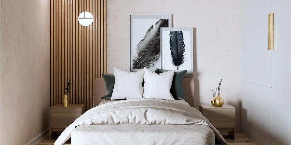 Cosy Bedroom - 3D scene for Unreal Engine 5 and Blender