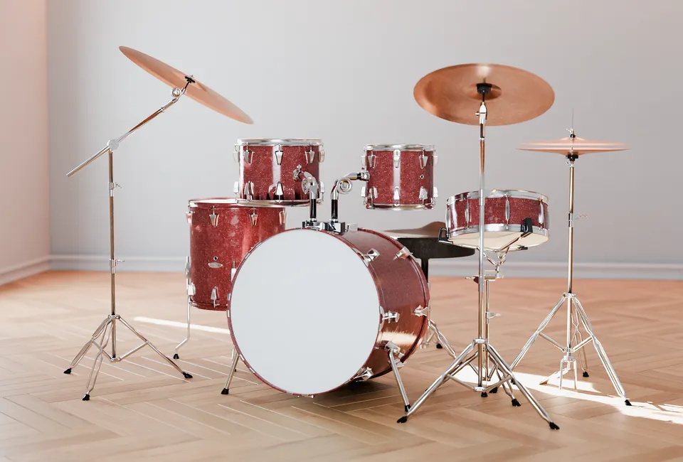 Drum Room - 3D asset pack for Unreal Engine 5 and Blender