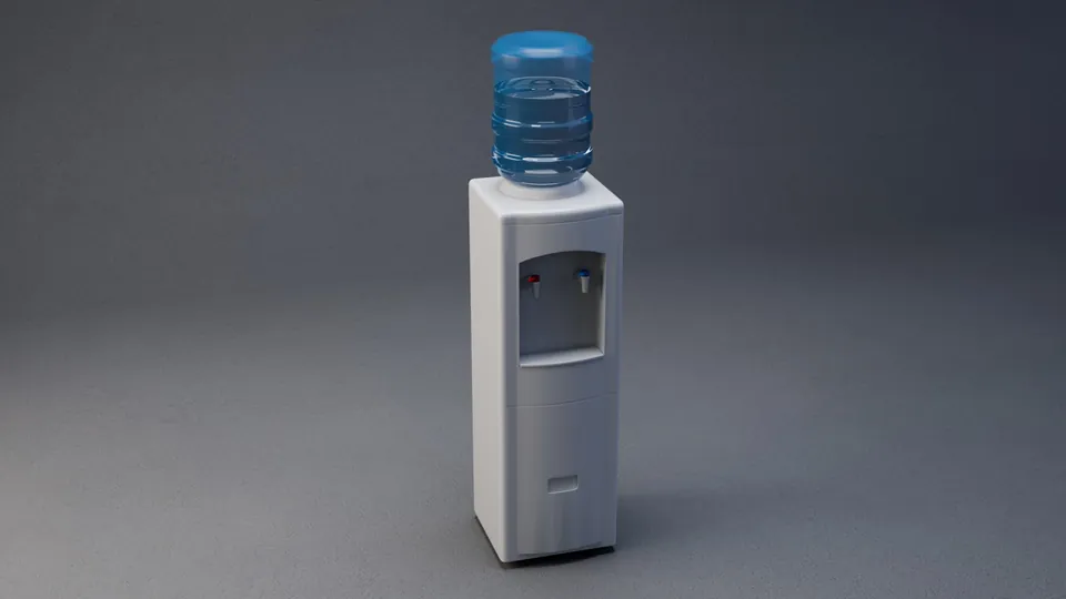 Water Dispenser - 3D model for Blender