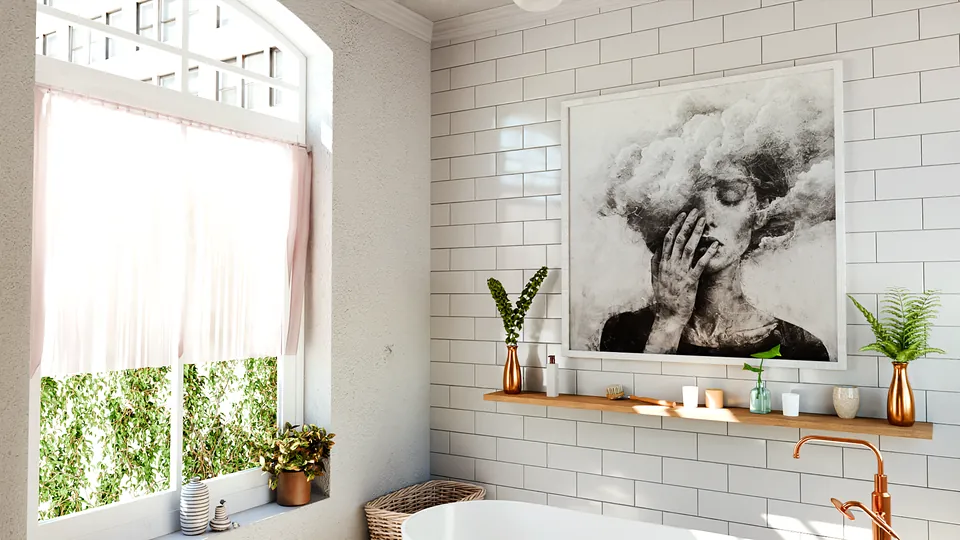 White Bathroom - view 5